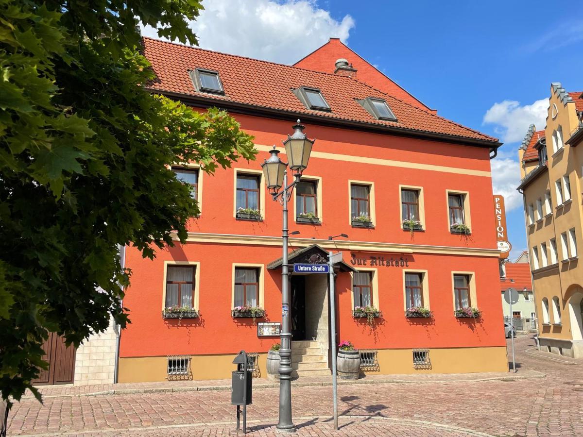 "Zur Altstadt - Am Fusse Der Osterburg" Gaststaette, Pension, Fewo Weida Eksteriør bilde